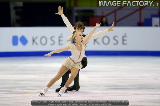 2013-02-28 Milano - World Junior Figure Skating Championships 2308 Annabelle Prolss- Ruben Blommaert GER
